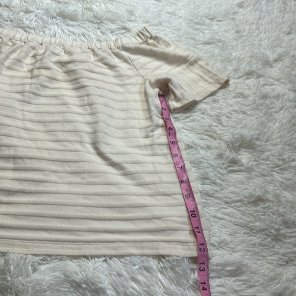 MADEWELL Off The Shoulder Short Sleeve Top - Picture 3 of 7